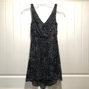 Black Velvet Burnout Cocktail Dress by H&M